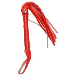 Chicote De Luxo Bondage 35Cm Vermelho