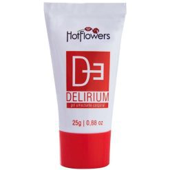 Delirium Excitante Bisnaga Vermelha 25 Gr Hot Flowers