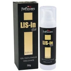 Lis-In Gold Gel Hot Facilitador Anal 30 G Hot Flowers