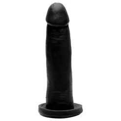 Pênis De Borracha Maciça 15,3 X 3,5Cm Prazer E Cia Preto Ref 07792-p
